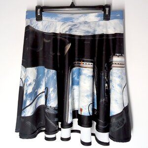 Startorialist Earth from the ISS Cupola Skater Skirt XL space science NASA nerdy